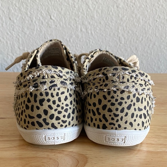 BOBS from Skechers Tan Leopard Womens Sneakers - Picture 4 of 9